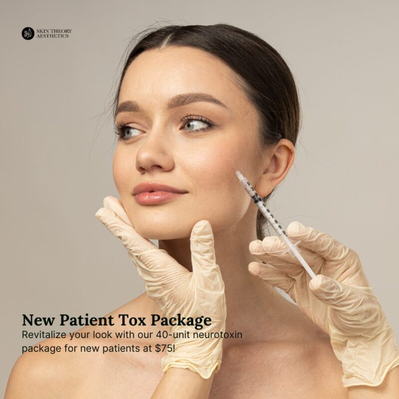 Skin and Derm Theory New Patient Tox Package